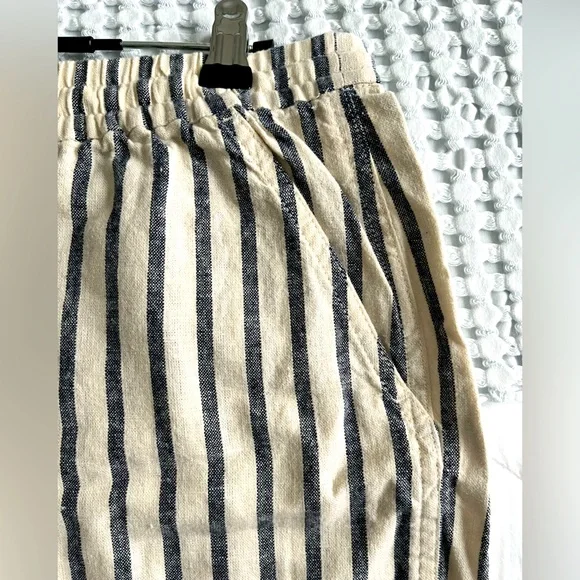 J.Crew Linen Striped Shorts - Picture 2 of 5